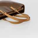 LOUIS VUITTON Monogram Vernis Columbus Tragetasche Bronze M91134 LV Auth 182266-7