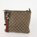 GUCCI GG Supreme GG Canvas Web Sherry Line Tasche Nylon 5er Set Beige Auth 182268-13