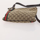 GUCCI GG Supreme GG Canvas Web Sherry Line Tasche Nylon 5er Set Beige Auth 182268-16