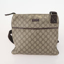 GUCCI GG Supreme GG Canvas Web Sherry Line Tasche Nylon 5er Set Beige Auth 182268-7