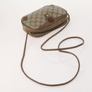 GUCCI GG Supreme Web Sherry Line Shoulder Bag PVC 4 Set Beige Gold Auth 182269-19