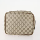 GUCCI GG Supreme Web Sherry Line Shoulder Bag PVC 4 Set Beige Gold Auth 182269-3