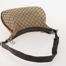 GUCCI GG Canvas Web Sherry Line Shoulder Bag 4 Set Beige Red Auth 182270-11