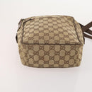 GUCCI GG Canvas Web Sherry Line Shoulder Bag 4 Set Beige Red Auth 182270-18
