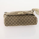 GUCCI GG Canvas Web Sherry Line Shoulder Bag 4 Set Beige Red Auth 182270-24