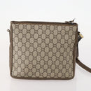 GUCCI GG Plus Supreme Web Sherry Line Bag Leather PVC Nylon 6 Set Auth 182271-14