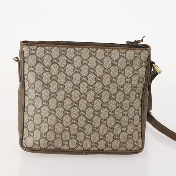 GUCCI GG Plus Supreme Web Sherry Line Bag Leather PVC Nylon 6 Set Auth 182271