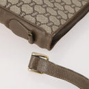 GUCCI GG Plus Supreme Web Sherry Line Bag Leather PVC Nylon 6 Set Auth 182271-15