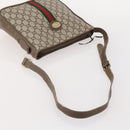 GUCCI GG Plus Supreme Web Sherry Line Bag Leather PVC Nylon 6 Set Auth 182271-16