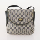 GUCCI GG Plus Supreme Web Sherry Line Bag Leather PVC Nylon 6 Set Auth 182271-18