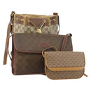 GUCCI GG Supreme Micro GG Supreme Web Sherry Line Bag PVC 3 Set Auth 182272-1