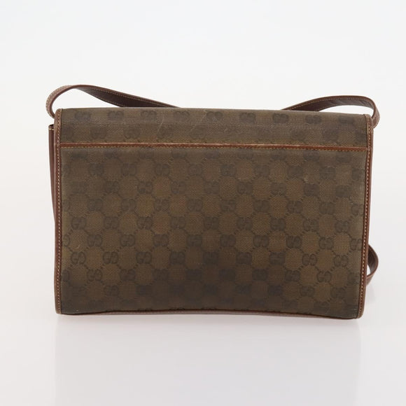 GUCCI GG Supreme Micro GG Supreme Web Sherry Line Bag PVC 3 Set Auth 182272