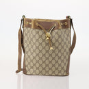 GUCCI GG Supreme Micro GG Supreme Web Sherry Line Bag PVC 3 Set Auth 182272-2