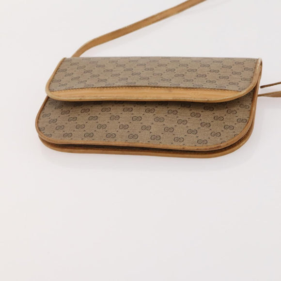 GUCCI GG Supreme Micro GG Supreme Web Sherry Line Bag PVC 3 Set Auth 182272