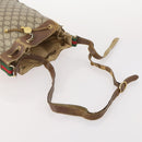 GUCCI GG Supreme Micro GG Supreme Web Sherry Line Bag PVC 3 Set Auth 182272-5