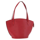 LOUIS VUITTON Epi Saint Jacques Shopping Shoulder Bag Red M52277 LV Auth 182290-1