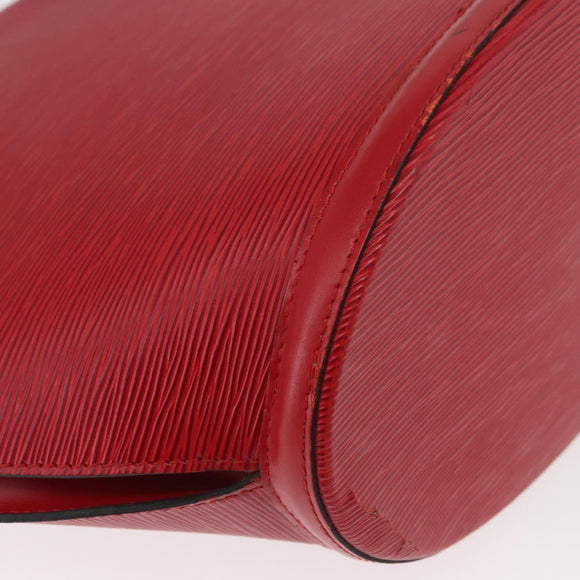 LOUIS VUITTON Epi Saint Jacques Shopping Shoulder Bag Red M52277 LV Auth 182290