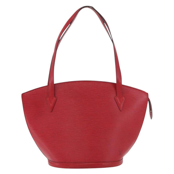 LOUIS VUITTON Epi Saint Jacques Shopping Shoulder Bag Red M52277 LV Auth 182290