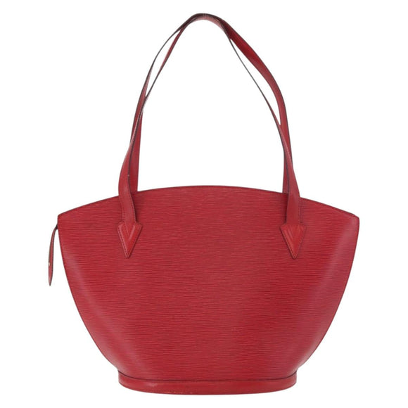 LOUIS VUITTON Epi Saint Jacques Shopping Shoulder Bag Red M52277 LV Auth 182290