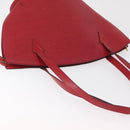 LOUIS VUITTON Epi Saint Jacques Shopping Shoulder Bag Red M52277 LV Auth 182290-6