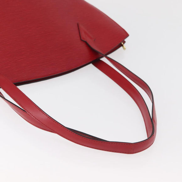 LOUIS VUITTON Epi Saint Jacques Shopping Shoulder Bag Red M52277 LV Auth 182290