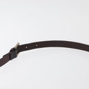 FENDI Zucca Canvas Shoulder Bag Black Brown Auth 182292V-8