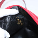 Salvatore Ferragamo Vala Shoulder Bag Leather Red Gold Auth 182294-21