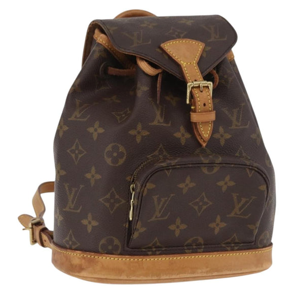 LOUIS VUITTON Monogram Montsouris PM Backpack M51137 LV Auth 182299