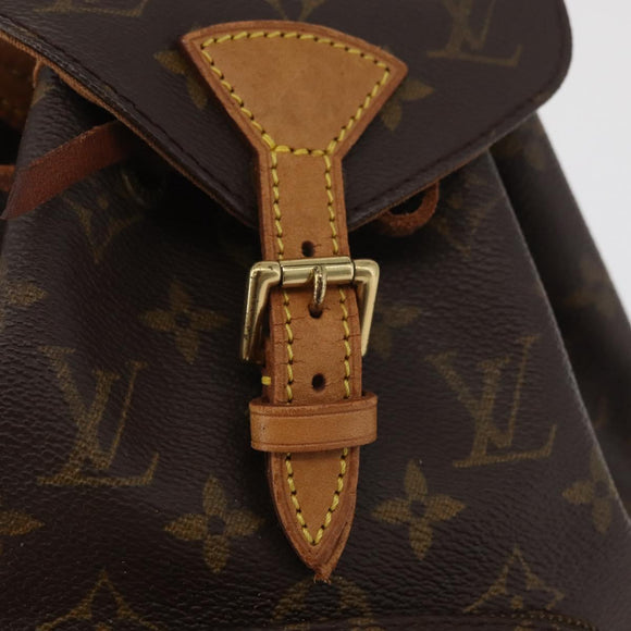 LOUIS VUITTON Monogram Montsouris PM Backpack M51137 LV Auth 182299