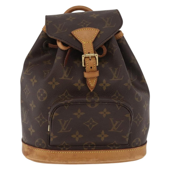 LOUIS VUITTON Monogram Montsouris PM Backpack M51137 LV Auth 182299