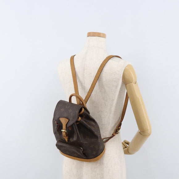 LOUIS VUITTON Monogram Montsouris PM Backpack M51137 LV Auth 182299