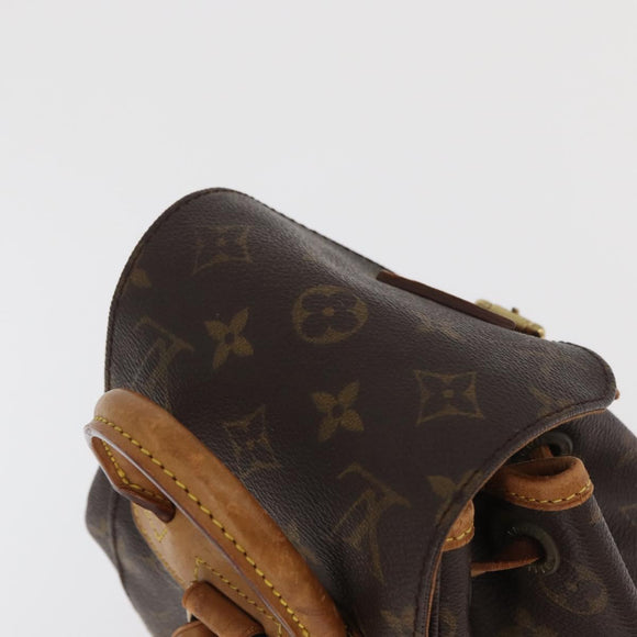 LOUIS VUITTON Monogram Montsouris PM Backpack M51137 LV Auth 182299