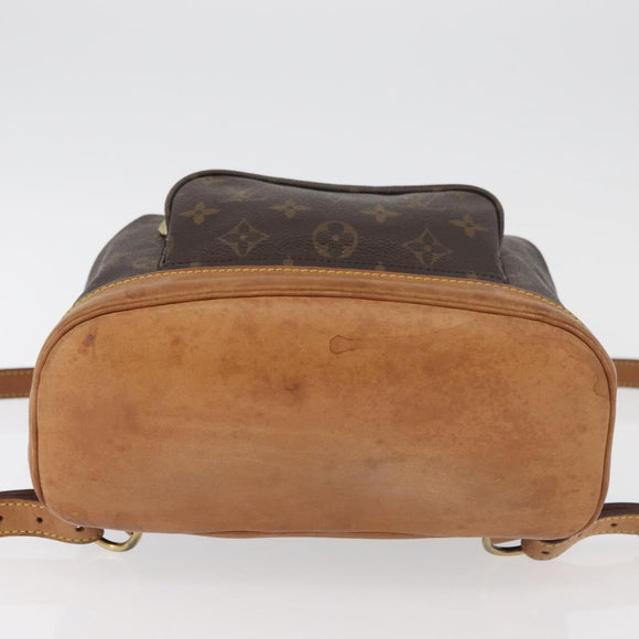LOUIS VUITTON Monogram Montsouris MM Backpack M51136 LV Auth 182301