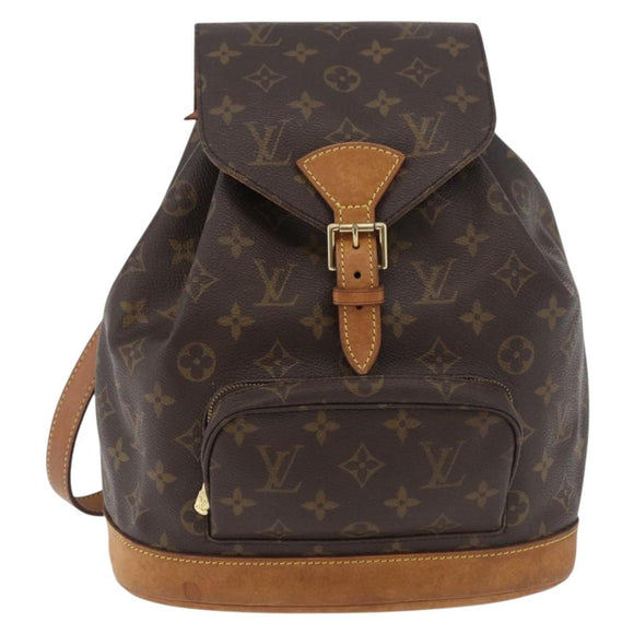 LOUIS VUITTON Monogram Montsouris MM Backpack M51136 LV Auth 182301