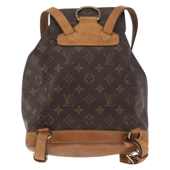 LOUIS VUITTON Monogram Montsouris MM Backpack M51136 LV Auth 182301