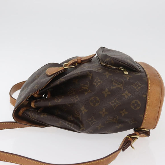 LOUIS VUITTON Monogram Montsouris MM Backpack M51136 LV Auth 182301
