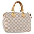 LOUIS VUITTON Damier Azur Speedy 25 Hand Bag N41534 LV Auth 182302-1