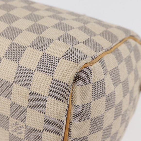 LOUIS VUITTON Damier Azur Speedy 25 Hand Bag N41534 LV Auth 182302