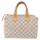 LOUIS VUITTON Damier Azur Speedy 25 Hand Bag N41534 LV Auth 182302-3