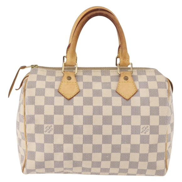 LOUIS VUITTON Damier Azur Speedy 25 Hand Bag N41534 LV Auth 182302
