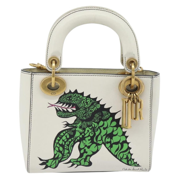Christian Dior Lady Dior Niki de Saint Phalle Bag Leather 2way Auth 182304SAM