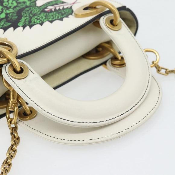 Christian Dior Lady Dior Niki de Saint Phalle Bag Leather 2way Auth 182304SAM