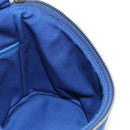 PRADA Shoulder Bag Canvas Blue Silver Auth 182306M-20