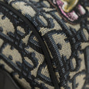 Christian Dior Trotter Canvas Oblique Rabbit Mini Roller Bag Navy Auth 182307SAM-15