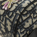 Christian Dior Trotter Canvas Oblique Rabbit Mini Roller Bag Navy Auth 182307SAM-16