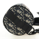 Christian Dior Trotter Canvas Oblique Rabbit Mini Roller Bag Navy Auth 182307SAM-4