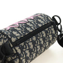 Christian Dior Trotter Canvas Oblique Rabbit Mini Roller Bag Navy Auth 182307SAM-6