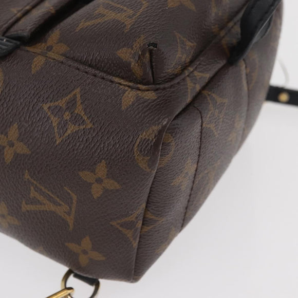 LOUIS VUITTON Monogram Palm Springs MINI Backpack M44873 LV Auth 182309