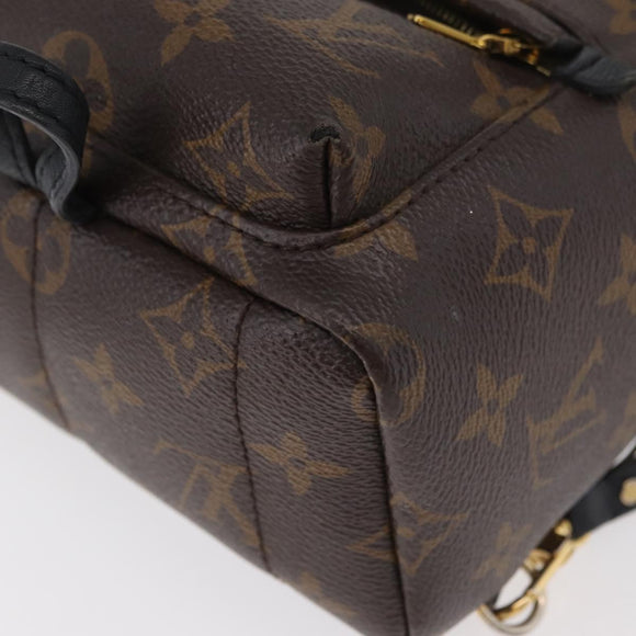 LOUIS VUITTON Monogram Palm Springs MINI Backpack M44873 LV Auth 182309