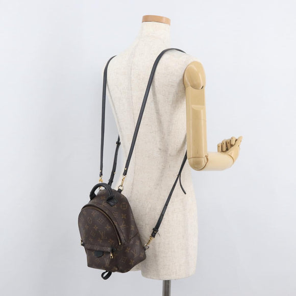 LOUIS VUITTON Monogram Palm Springs MINI Backpack M44873 LV Auth 182309